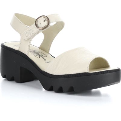 Fly London Tull Platform Sandal in Off White at Nordstrom, Size 7Us