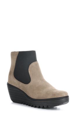 Fly London Yade Wedge Bootie in 012 Taupe at Nordstrom, Size 6-6.5Us