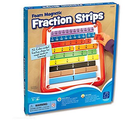 Foam Magnetic Fraction Strips by Educational In sights
