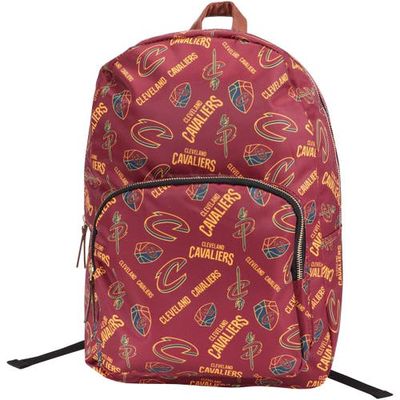 FOCO Cleveland Cavaliers Printed Collection Backpack in Maroon