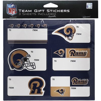 FOCO St. Louis Rams 3-Pack Historic Logo Gift Stickers Sheet Set