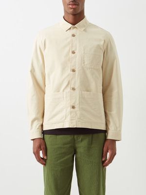 Folk - Assemble Cotton-twill Overshirt - Mens - Cream