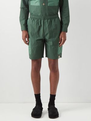 Folk - Stack Patch-pocket Ripstop Shorts - Mens - Green