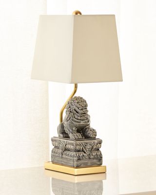 Foo Dog Ceramic Table Lamp