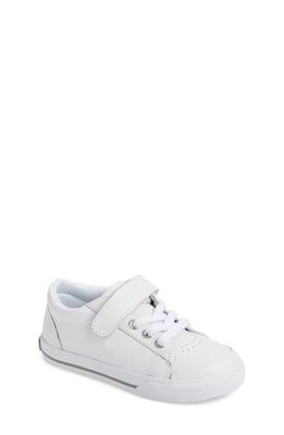 Footmates Reese Sneaker in White Leather