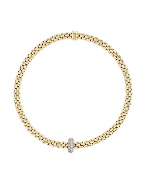 FOPE 18kt gold diamond flexible bracelet