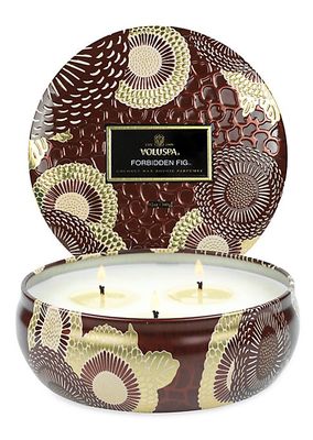 Forbidden Fig 3-Wick Tin Candle