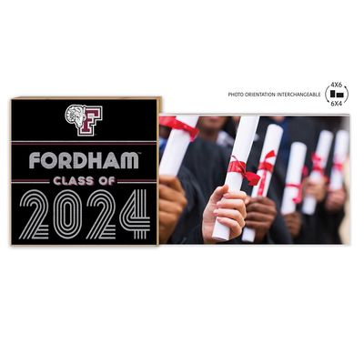 Fordham Rams 5" x 10.5" 2024 Grad Floating Photo Frame