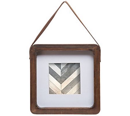 Foreside Home & Garden 4x4 Square Hanging Photo Frame