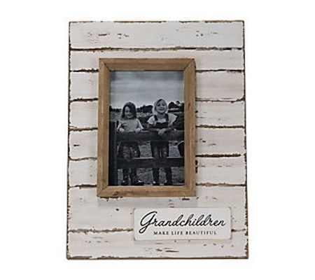 Foreside Home & Garden 4"x6" "Grandchildren" Pi cture Frame