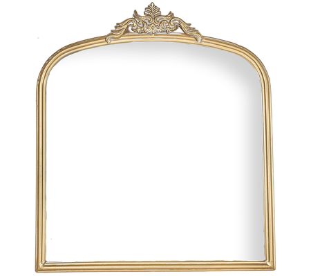 Foreside Home & Garden Wall Mirror Brass Metal & Glass