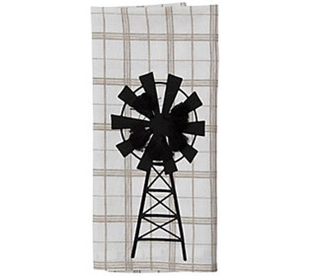 Foreside Home & Garden Windmill Tea Towel