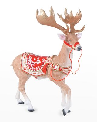 Forest Frost Town Country Deer Figurine