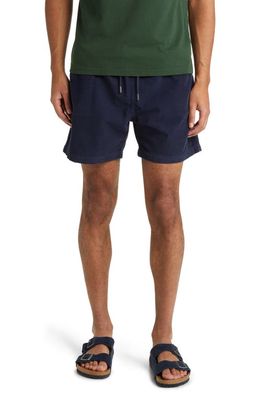 FORET Dose Corduroy Shorts in Navy