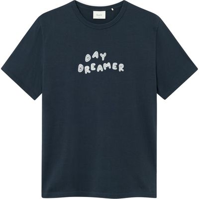 FORET Dream Organic Cotton Graphic T-Shirt in Navy 