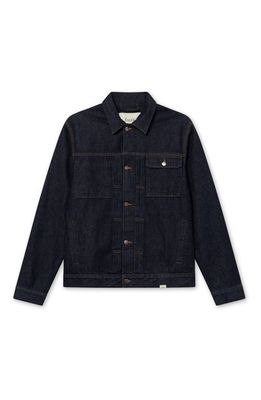 FORET Hazy Denim Jacket in Raw Denim