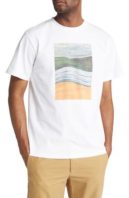 FORET Paint Organic Cotton Graphic Tee in White