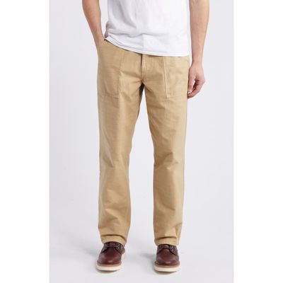 FORET Sienna Organic Cotton Ripstop Pants in Khaki 