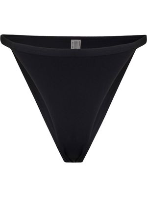 Form and Fold high-cut bikini bottoms - Black