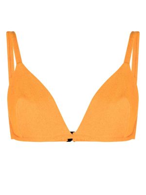 Form and Fold The Triangle Mango Terry bikini top - Orange