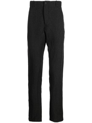 Forme D'expression felted straight-leg trousers - Grey