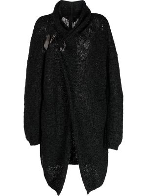 Forme D'expression knitted wrap cardi-coat - Black