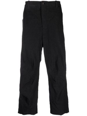 Forme D'expression mid-rise tapered trousers - Black