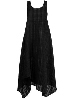 Forme D'expression sleeveless linen dress - Black
