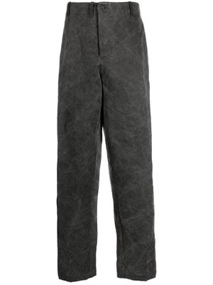 Forme D'expression tie-dye cotton trousers - Grey