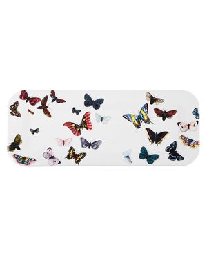 Fornasetti Farfalle butterfly tray - White