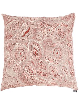 Fornasetti Malachite-pattern outdoor cushion - Neutrals