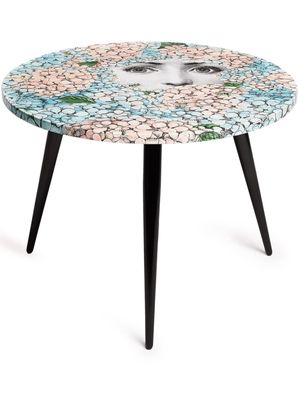 Fornasetti Ortensia circular table top - Blue