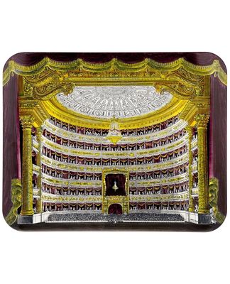 Fornasetti 'Teatro alla' tray - Multicolour