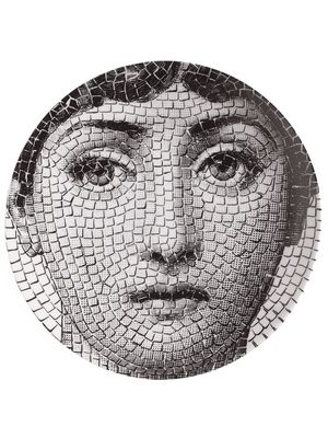 Fornasetti Tema e Variazioni n.131 wall plate - Black