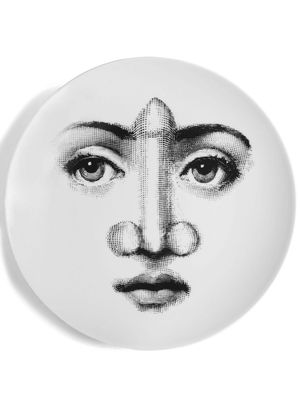 Fornasetti Themes and Variations N.336 decorative plate 26cm - White