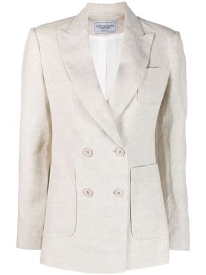 Forte Dei Marmi Couture double-breasted linen blazer - Neutrals