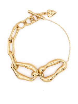 Forte Forte asymmetric chain bracelet - Gold