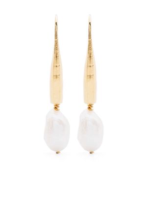 Forte Forte baroque-pearl drop earrings - Gold