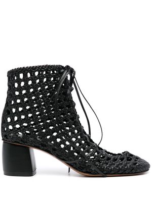 Forte Forte braided ankle boots - Black