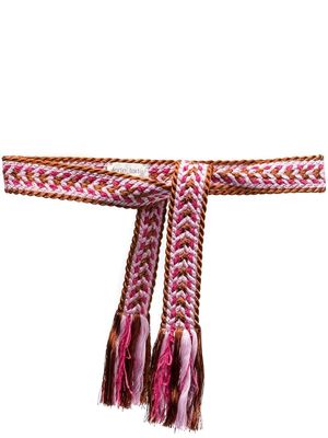Forte Forte braided cotton belt - Pink