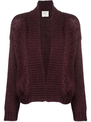 Forte Forte chunky-knit open cardigan - Red