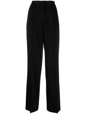 Forte Forte cotton straight-leg tailored trousers - Black