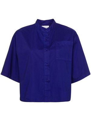 Forte Forte cropped cotton shirt - Purple