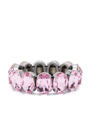 Forte Forte crystal-embellished slip-on bracelet - Pink