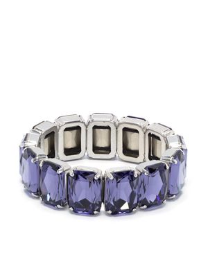 Forte Forte crystal-embellished slip-on bracelet - Purple