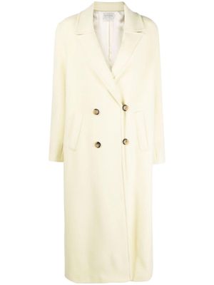Forte Forte double-breasted wool maxi coat - Neutrals