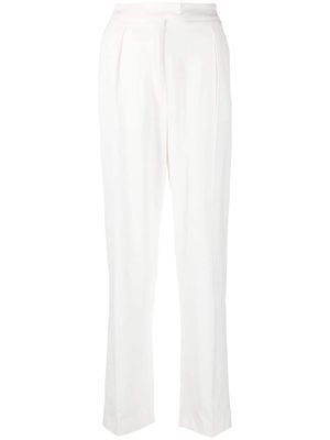 Forte Forte elasticated waist trousers - White