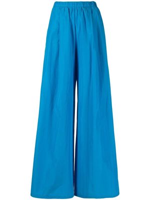 Forte Forte elasticated wide-leg trousers - Blue