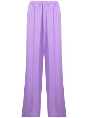 Forte Forte elasticated wide-leg trousers - Purple