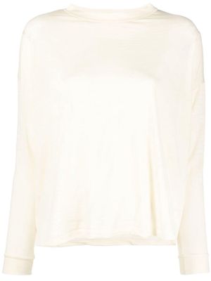 Forte Forte fine-knit wool top - Neutrals